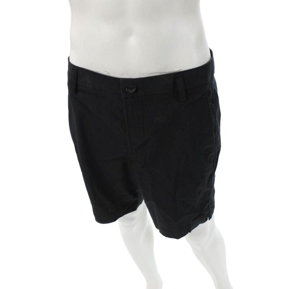 Kit And Ace Mens Black Chino Shorts 97% Cotton 3% Elastane Size 36